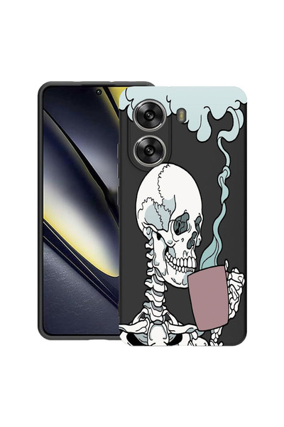 bestcase Λεπτή θήκη σιλικόνης για Poco X7 Pro 5G, Skull, 1992025 B 252