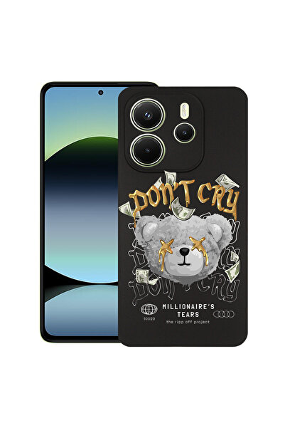 bestcase Carcasă subțire din silicon pentru Xiaomi Redmi Note 14 5G, Teddy Be...