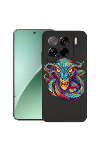 bestcase Carcasă subțire din silicon pentru Xiaomi 15, Dream Colors Dragon, 1...
