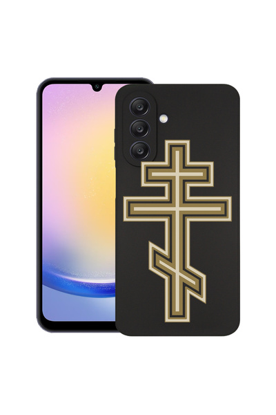 bestcase Carcasă subțire din silicon pentru Samsung Galaxy A56, Classic Cross...