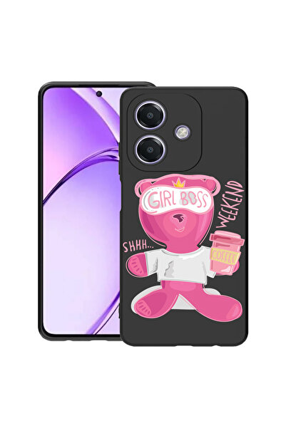 bestcase Carcasă subțire din silicon pentru OPPO A60 5G / A40 / A40M, Teddy B...