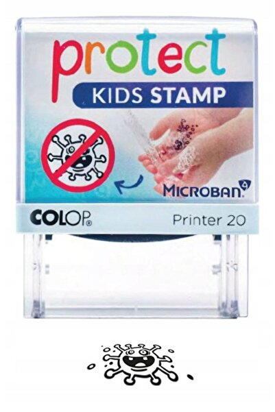Colop Ștampila KIDS pentru a-i învăța pe copii cum să se spele pe mâini