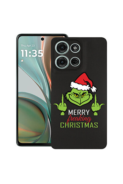 bestcase Carcasă subțire din silicon pentru Motorola Moto G15, Grinches - Cră...