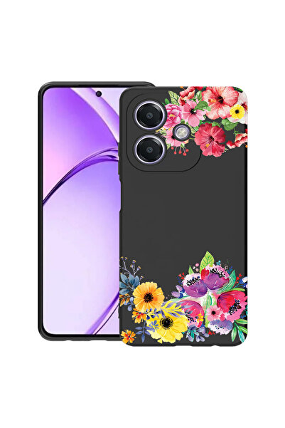 bestcase Carcasă subțire din silicon pentru OPPO A60 5G / A40 / A40M, Flori, ...
