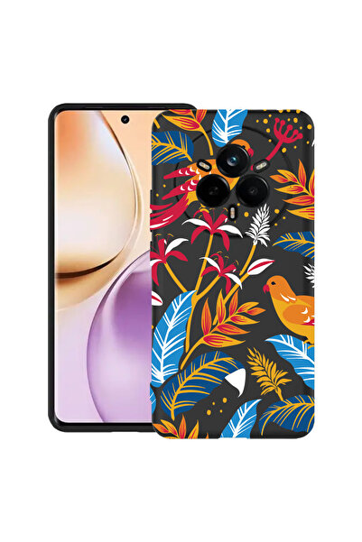 bestcase Carcasă subțire din silicon pentru Realme 14 Pro Plus 5G, păsări col...