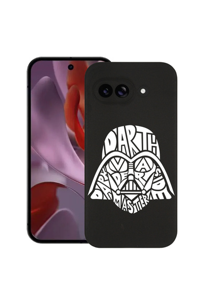 bestcase Carcasă subțire din silicon pentru Google Pixel 9a, caligrafie Darth...