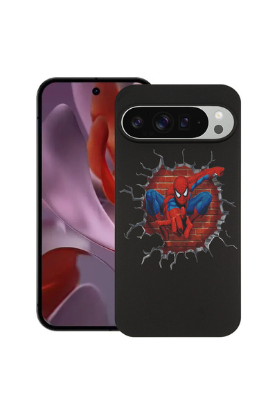 bestcase Carcasă subțire din silicon pentru Google Pixel 9 Pro XL, SpiderMan,...
