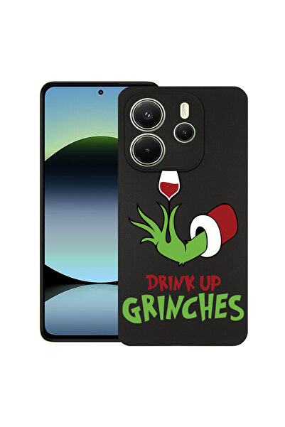 bestcase Carcasă subțire din silicon pentru Xiaomi Redmi Note 14 5G, Grinches...