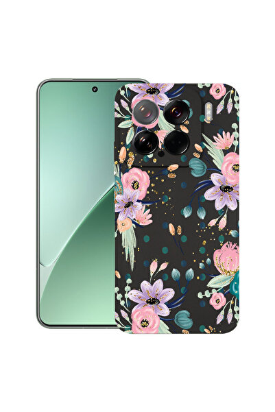 bestcase Carcasă subțire din silicon pentru Xiaomi 15, Colecția Flowers, 1926...