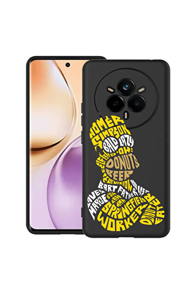 bestcase Carcasă subțire din silicon pentru Realme 14 Pro Plus 5G, caligrafie...
