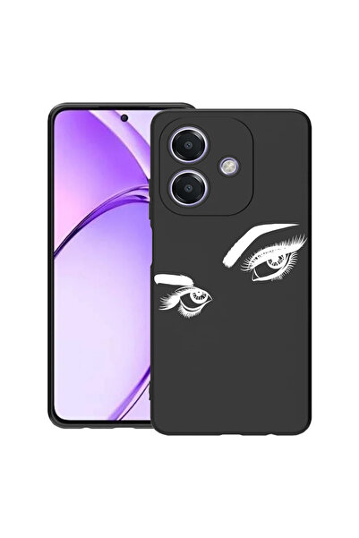 bestcase Carcasă subțire din silicon pentru OPPO A60 5G / A40 / A40M, ochi at...