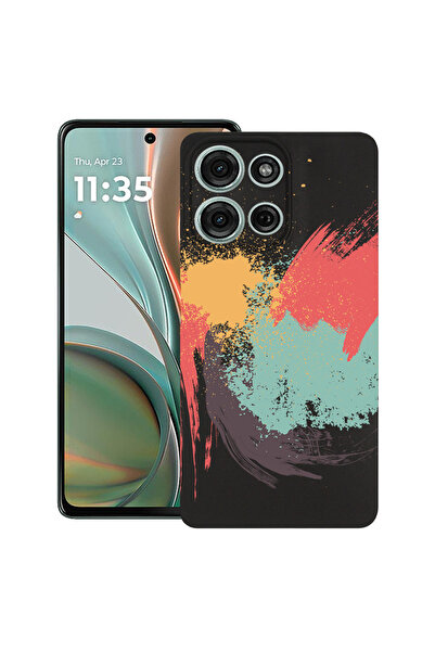 bestcase Carcasă subțire din silicon pentru Motorola Moto G75, Pianting, 1926...