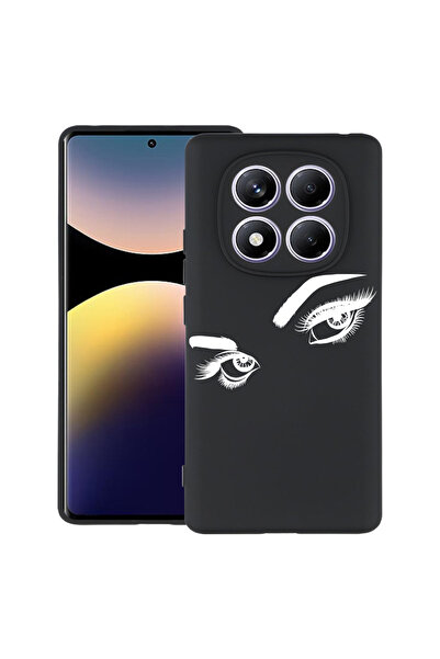 bestcase Carcasă subțire din silicon pentru Xiaomi Redmi Note 14 Pro 4G, ochi...