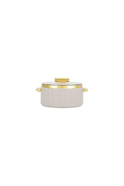 LA MESA Matte lailac& gold plastic food warmer 1L
