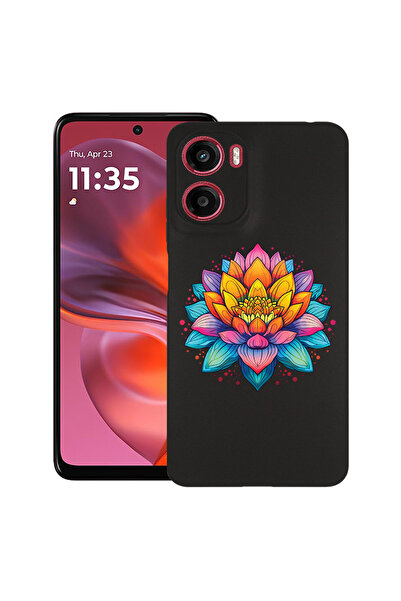 bestcase Carcasă subțire din silicon pentru Motorola Moto G05, Dream Colors F...