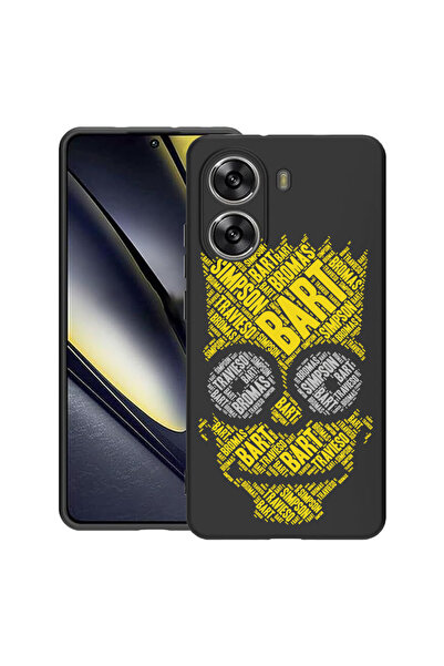 bestcase Λεπτή θήκη σιλικόνης για Poco X7 Pro 5G, καλλιγραφία Bart Simpons, 1...