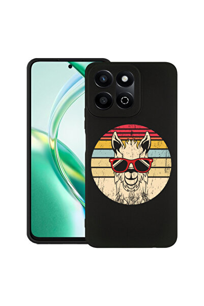 bestcase Carcasă subțire din silicon pentru Honor 200 Smart, Oldschool LLama,...