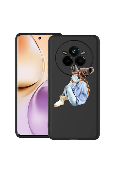 bestcase Carcasă subțire din silicon pentru Realme 14 Pro Plus 5G, Mamă fată ...