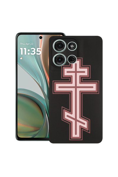 bestcase Carcasă subțire din silicon pentru Motorola Moto G15, Classic Cross ...
