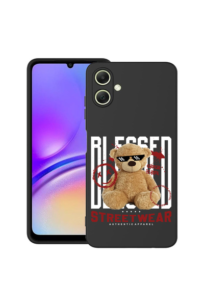 bestcase Тънък силиконов калъф за Samsung Galaxy A06 5G, с изображение на плю...