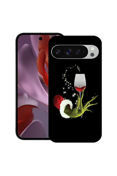 bestcase Carcasă subțire din silicon pentru Google Pixel 9 Pro XL, Grinch de ...