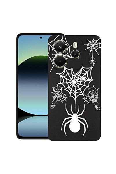 bestcase Carcasă subțire din silicon pentru Xiaomi Redmi Note 14 5G, Spider Web, 1926342 B 1036