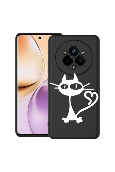 bestcase Carcasă subțire din silicon pentru Realme 14 Pro Plus 5G, Cat, 19882...