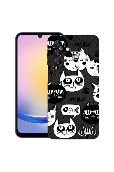 bestcase Carcasă subțire din silicon pentru Samsung Galaxy M16 5G, Cool Cats,...