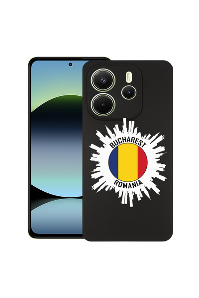 bestcase Husă subțire din silicon pentru Xiaomi Redmi Note 14 5G, București R...