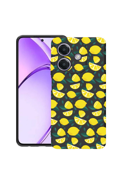 bestcase Тънък силиконов калъф за OPPO A60 5G / A40 / A40M, лимонов мотив, 19...