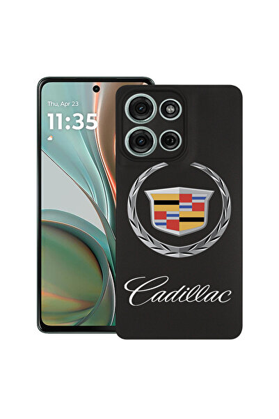 bestcase Carcasă subțire din silicon pentru Motorola Moto G75, Cadillac, 1926...