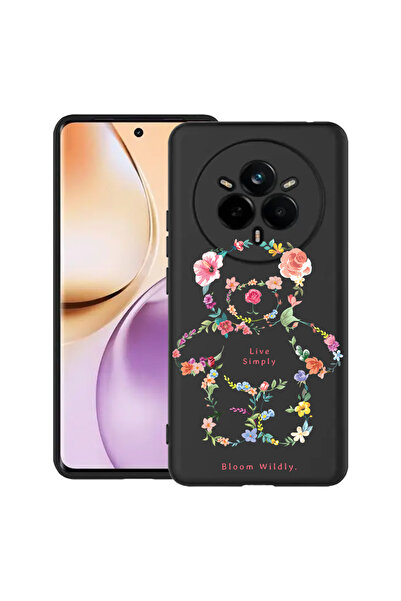 bestcase Carcasă subțire din silicon pentru Realme 14 Pro Plus 5G, Teddy Bear...
