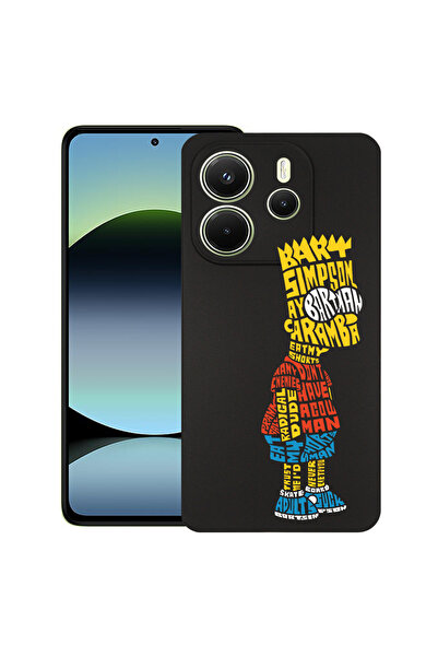 bestcase Carcasă subțire din silicon pentru Xiaomi Redmi Note 14 5G, Caligraf...