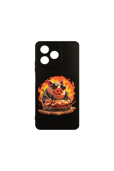 bestcase Λεπτή θήκη σιλικόνης για Xiaomi Redmi 13, Pig's Life, 1923377 B 1491