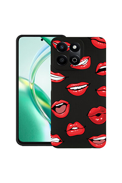 bestcase Carcasă subțire din silicon pentru Honor 200 Smart, model buze - săr...
