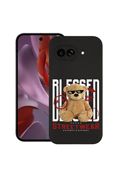 bestcase Carcasă subțire din silicon pentru Google Pixel 9a, Teddy Bear Bless...