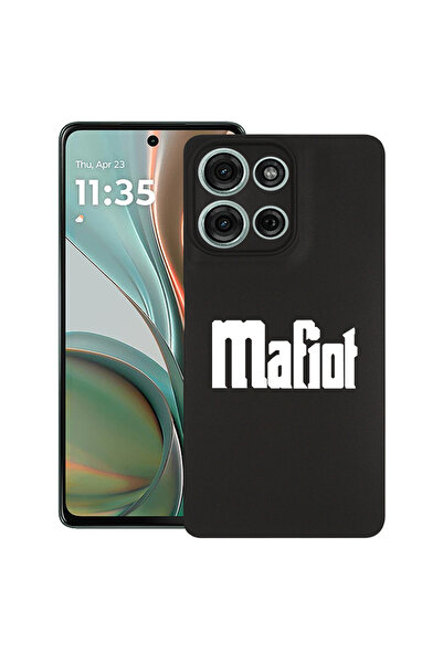 bestcase Carcasă subțire din silicon pentru Motorola Moto G75, Mafiot, 192633...