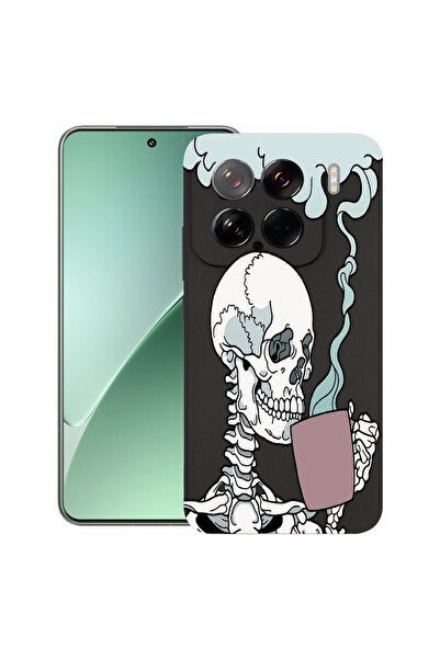 bestcase Carcasă subțire din silicon pentru Xiaomi 15, cu craniu, 1926341 B 252