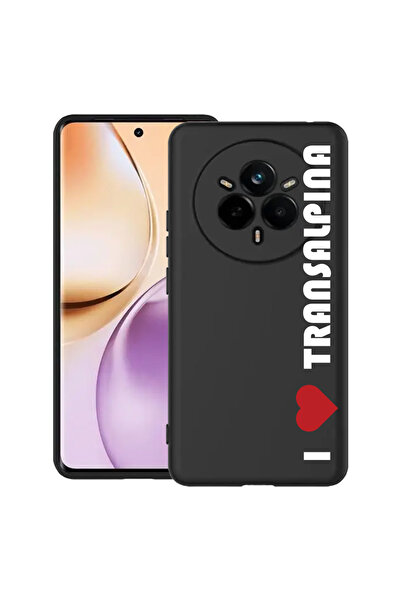 bestcase Carcasă subțire din silicon pentru Realme 14 Pro Plus 5G, I Love Tra...