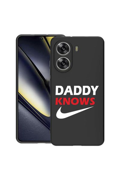 bestcase Carcasă subțire din silicon pentru Poco X7 Pro 5G, Daddy Knows, 1992...