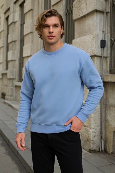 COMBİNE MİCHAİL Мъжка велосипедна яка Casual B.Blue суитшърт