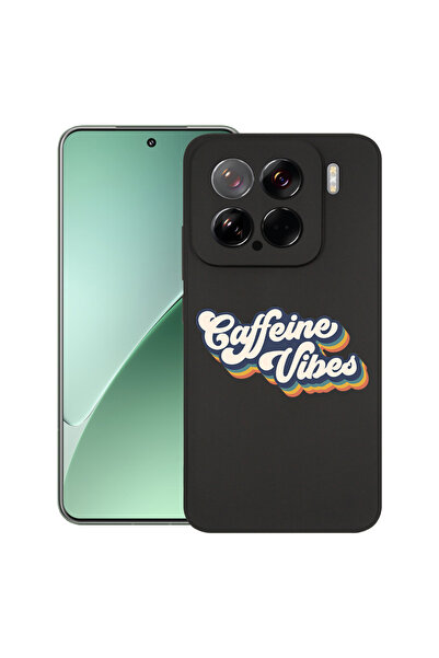 bestcase Carcasă subțire din silicon pentru Xiaomi 15, vibrații de cafeină, 1...