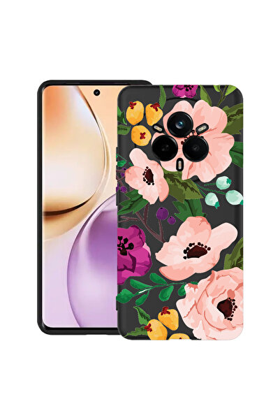 bestcase Carcasă subțire din silicon pentru Realme 14 Pro Plus 5G, flori past...