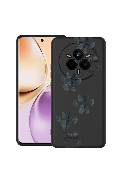 bestcase Carcasă subțire din silicon pentru Realme 14 Pro Plus 5G, Labă de câ...