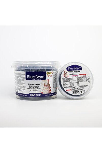 MELT PASTRY Blue Bead Şeker Hamuru Lacivert 200 gr.