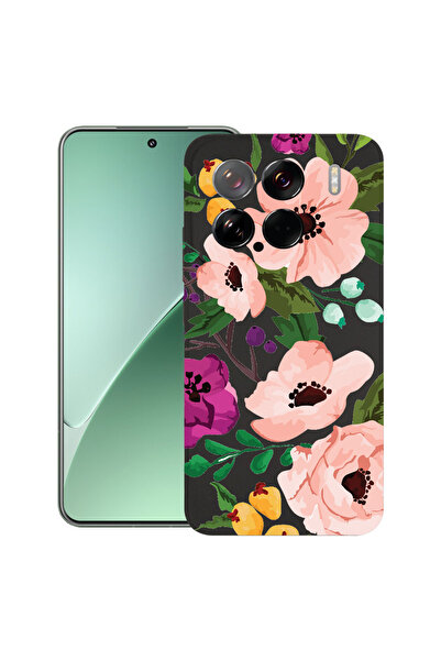 bestcase Carcasă subțire din silicon pentru Xiaomi 15, flori pastelate, 19263...