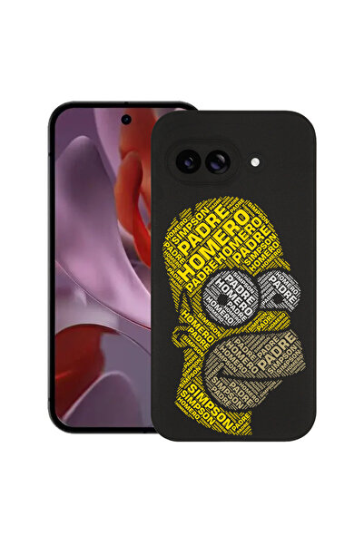 bestcase Carcasă subțire din silicon pentru Google Pixel 9a, caligrafie Homer...