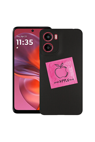 bestcase Carcasă subțire din silicon pentru Motorola Moto E15 / Moto G05, roz...