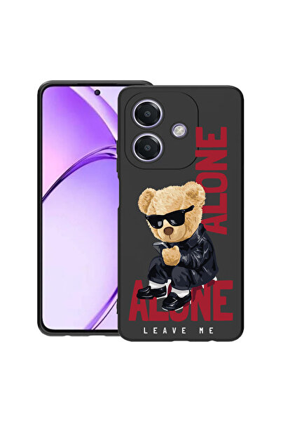 bestcase Тънък силиконов калъф за OPPO A60 5G / A40 / A40M, плюшено мече „Ост...