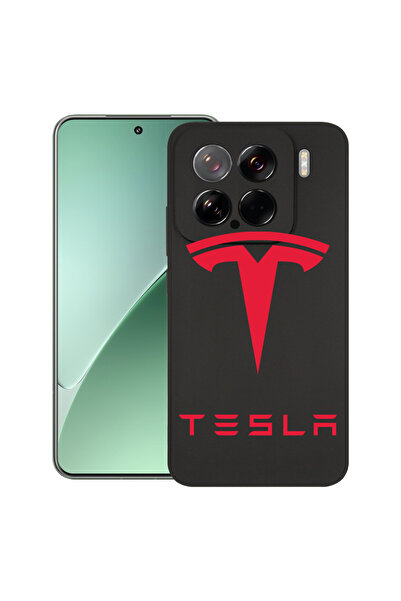bestcase Carcasă subțire din silicon pentru Xiaomi 15, roșie Tesla, 1926341 B...